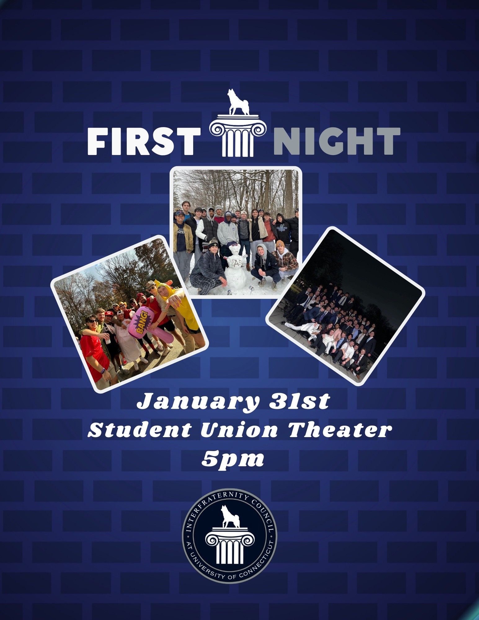 IFC First Night Flyer, Event Jan 31 2024 5pm SU theater