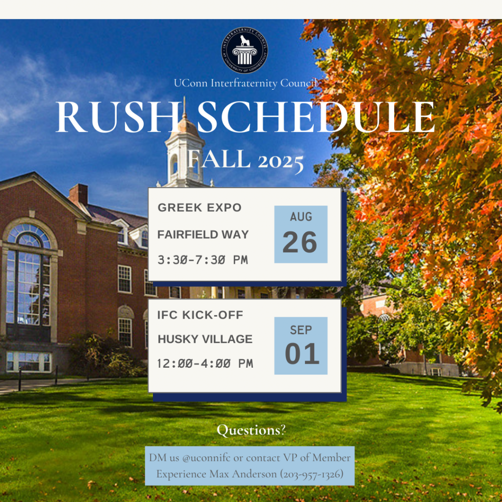 IFC Fall 2025 Recruitment Schedule