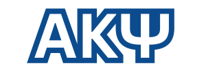 Alpha Kappa Psi written in Greek letters